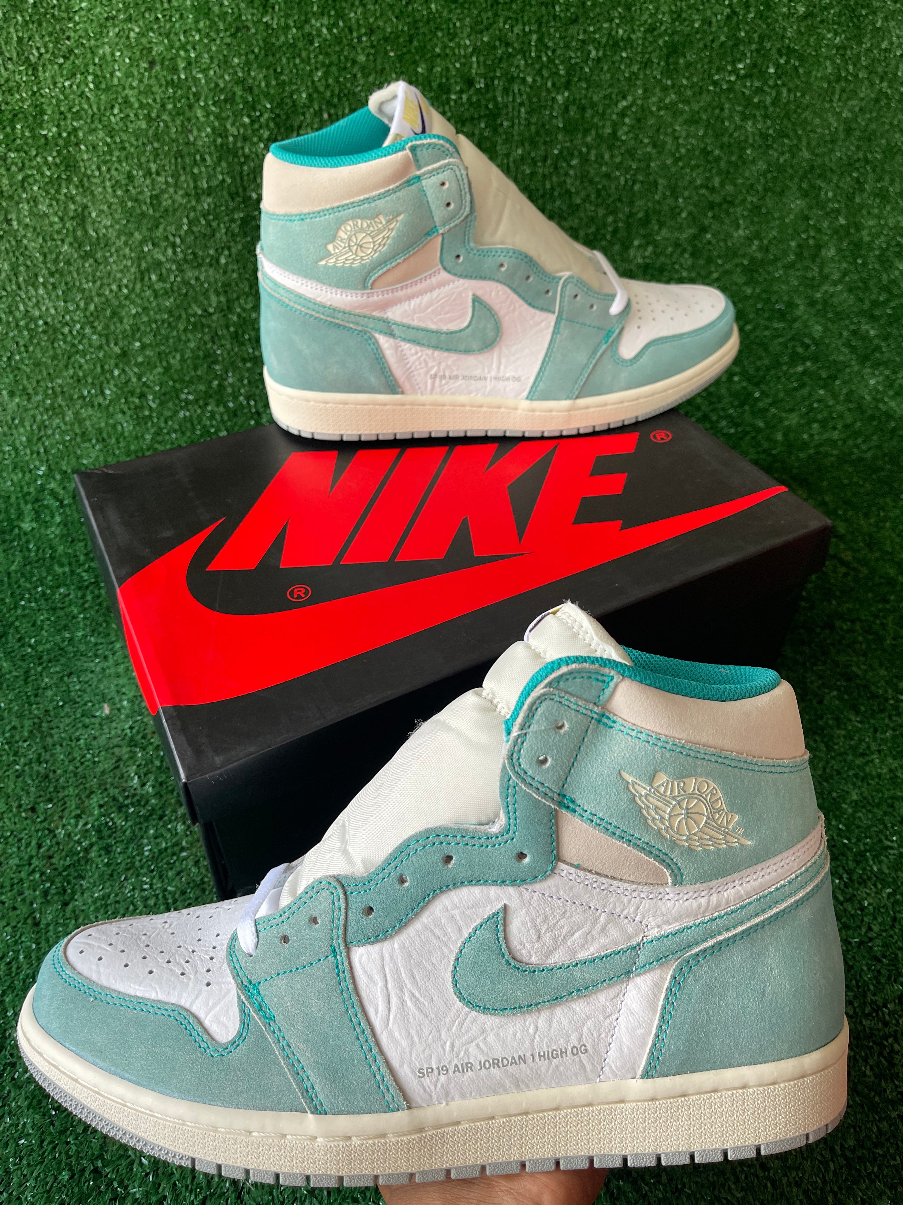 Turbo green jordan 1 laces sales