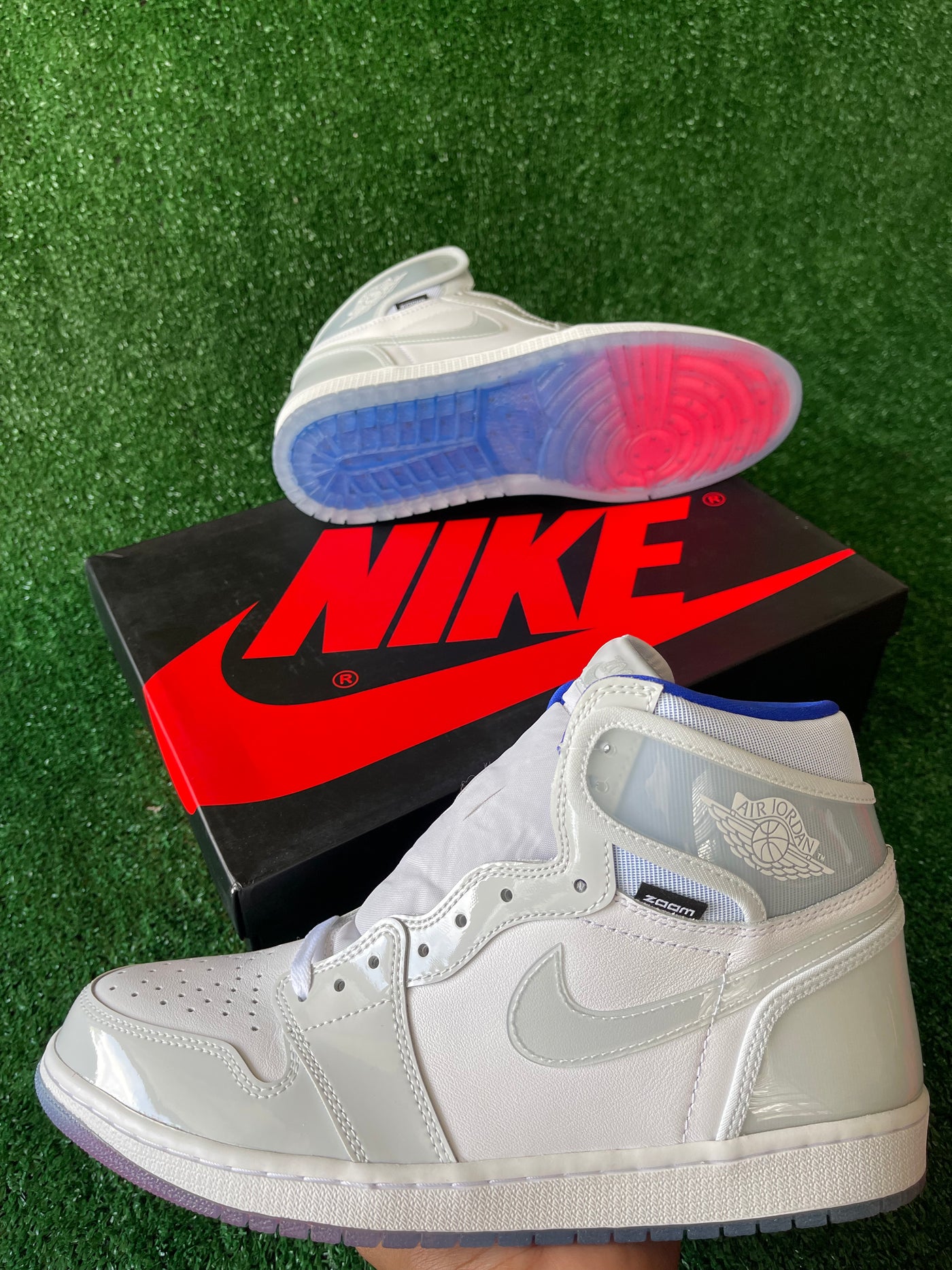 Air Jordan 1 High "White Racer Blue"