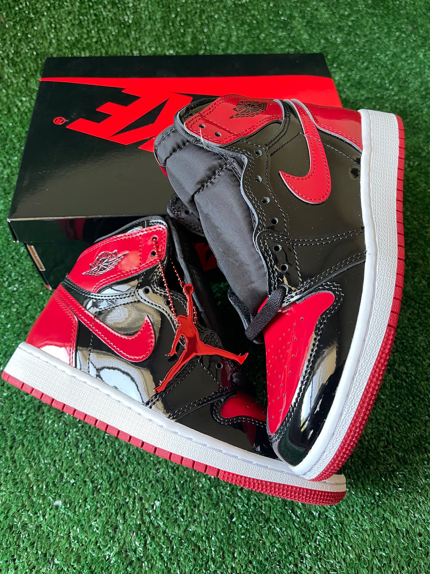 Air Jordan 1 Retro High GS "Patent Breds"