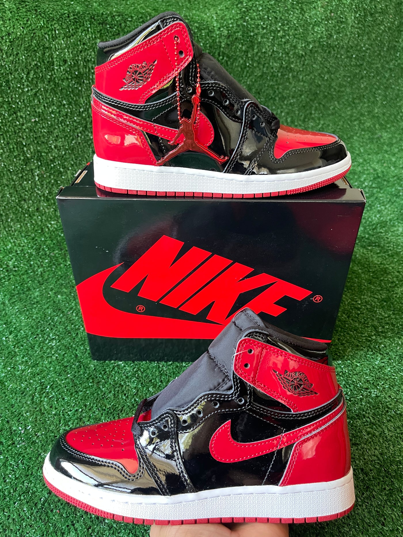 Air Jordan 1 Retro High GS "Patent Breds"