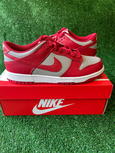 Nike Dunk Low "Medium Grey Varsity Red"